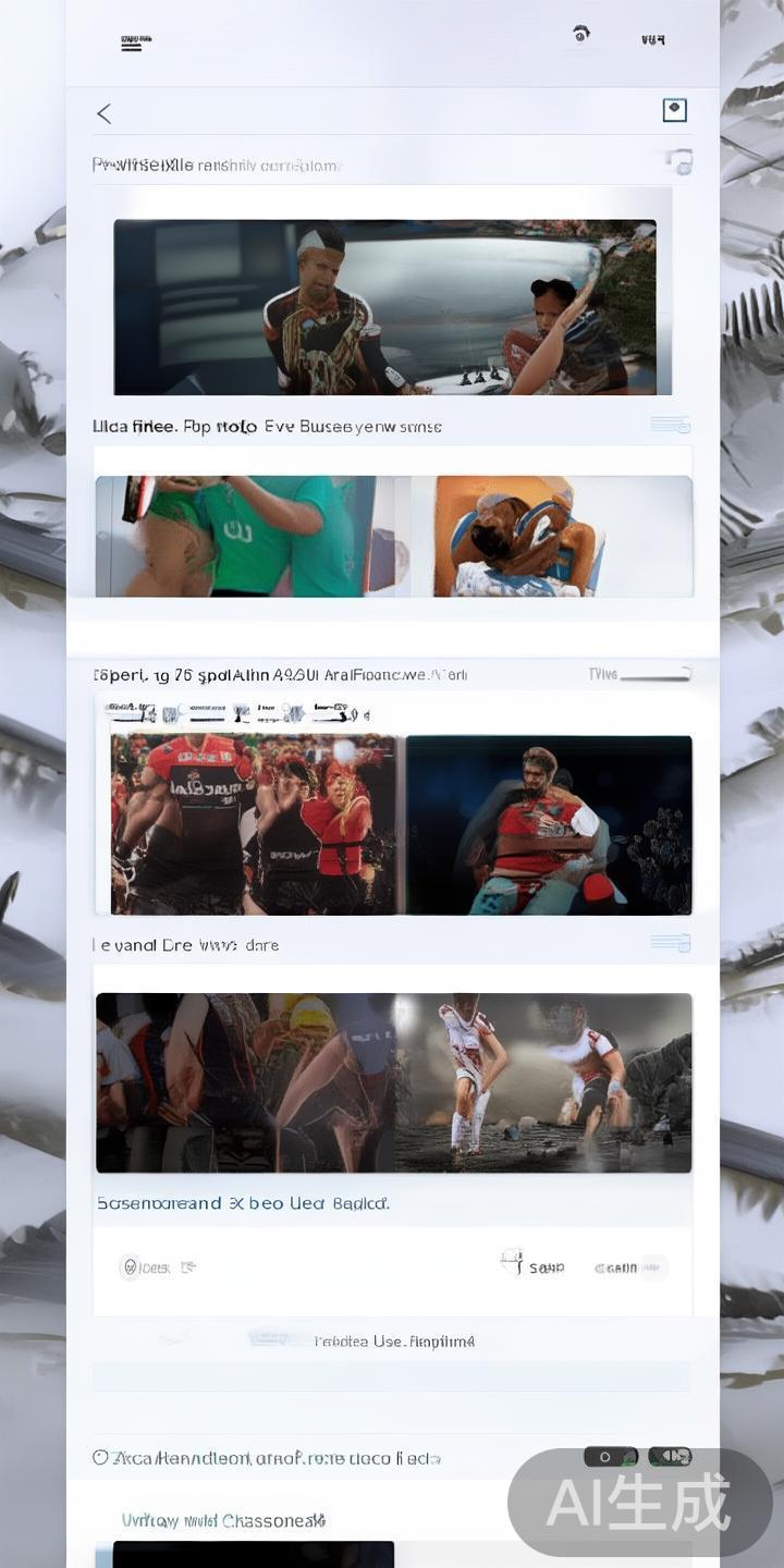 整个应用设计简洁清晰，首页主要布局包括赛事直播、体